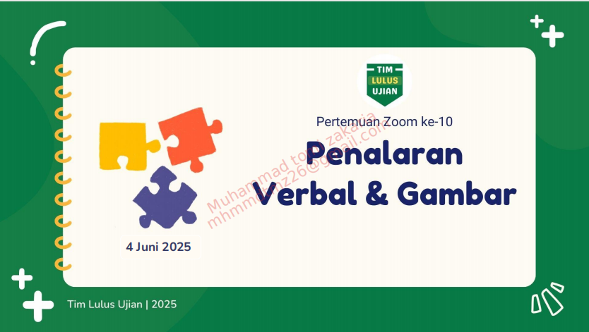 Penalaran verbal dan gambar