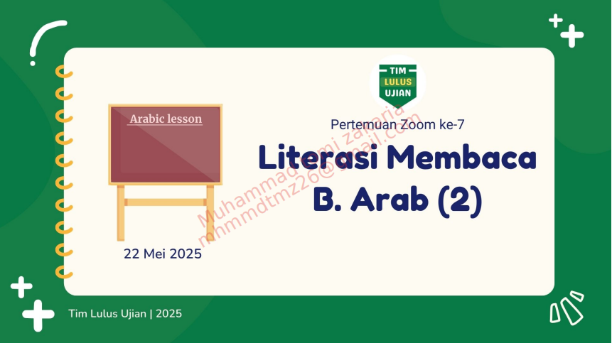 literasi membaca bahasa arab bagian 2